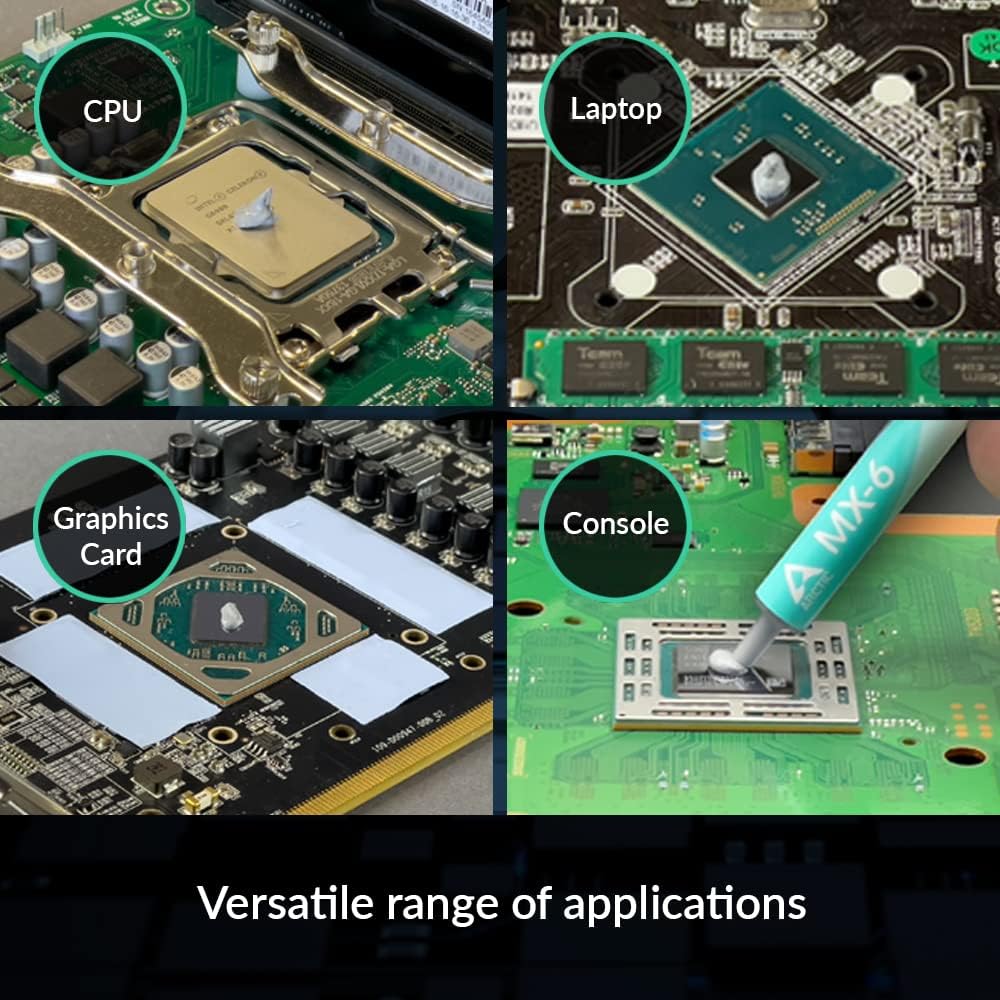 ARCTIC MX 6 (4 g incl. 6 MX Cleaner) Ultimate Performance Thermal Paste for CPU