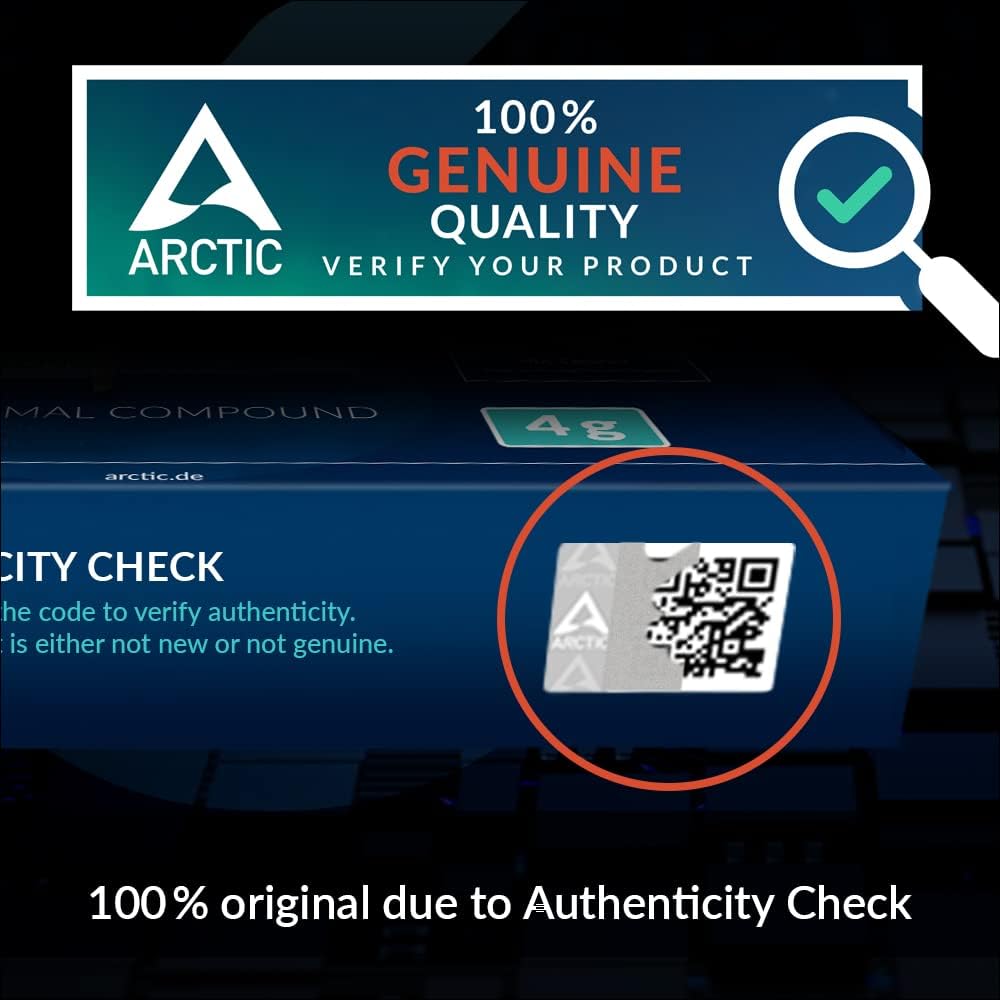 ARCTIC MX 6 (4 g incl. 6 MX Cleaner) Ultimate Performance Thermal Paste for CPU