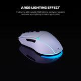 FANTECH WG7V2 CRYPTO II Wireless Gaming Mouse White