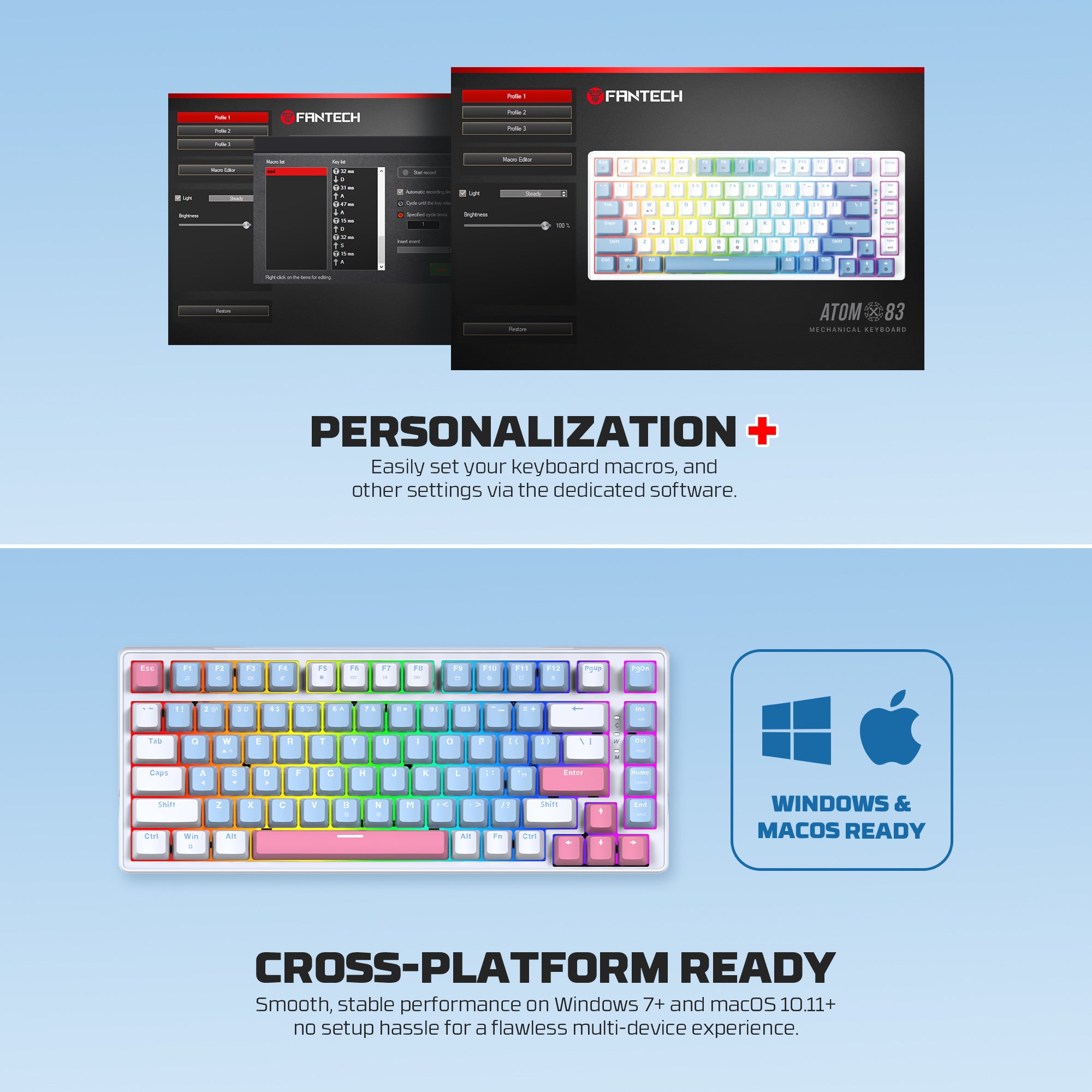Fantech MK612 ATOM X83 AME Edition