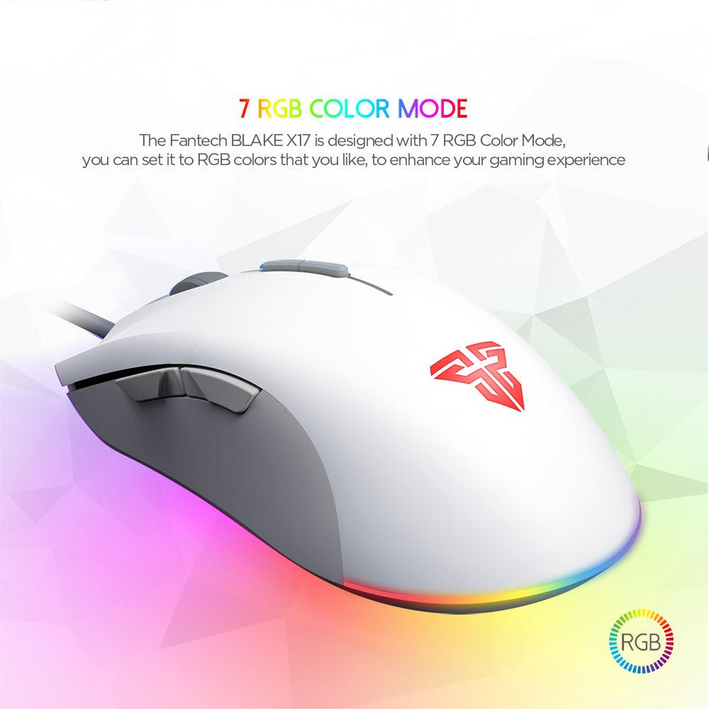 Fantech BLAKE X17 SPACE EDITION MACRO RGB GAMING MOUSE Mouse 20 JOD