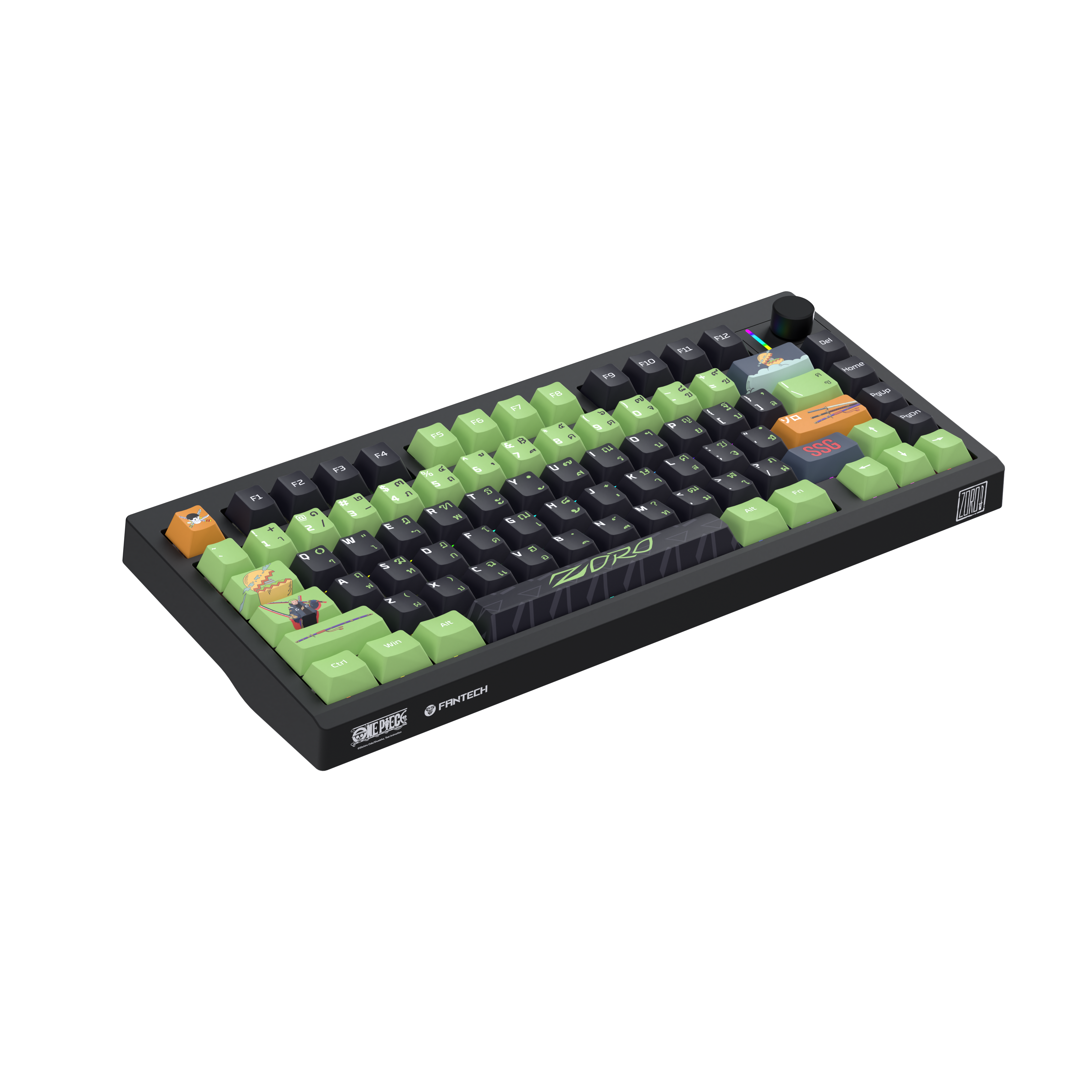 لوحة مفاتيح ميكانيكية Fantech MK921 MAXFIT8 QMK باللون الوردي