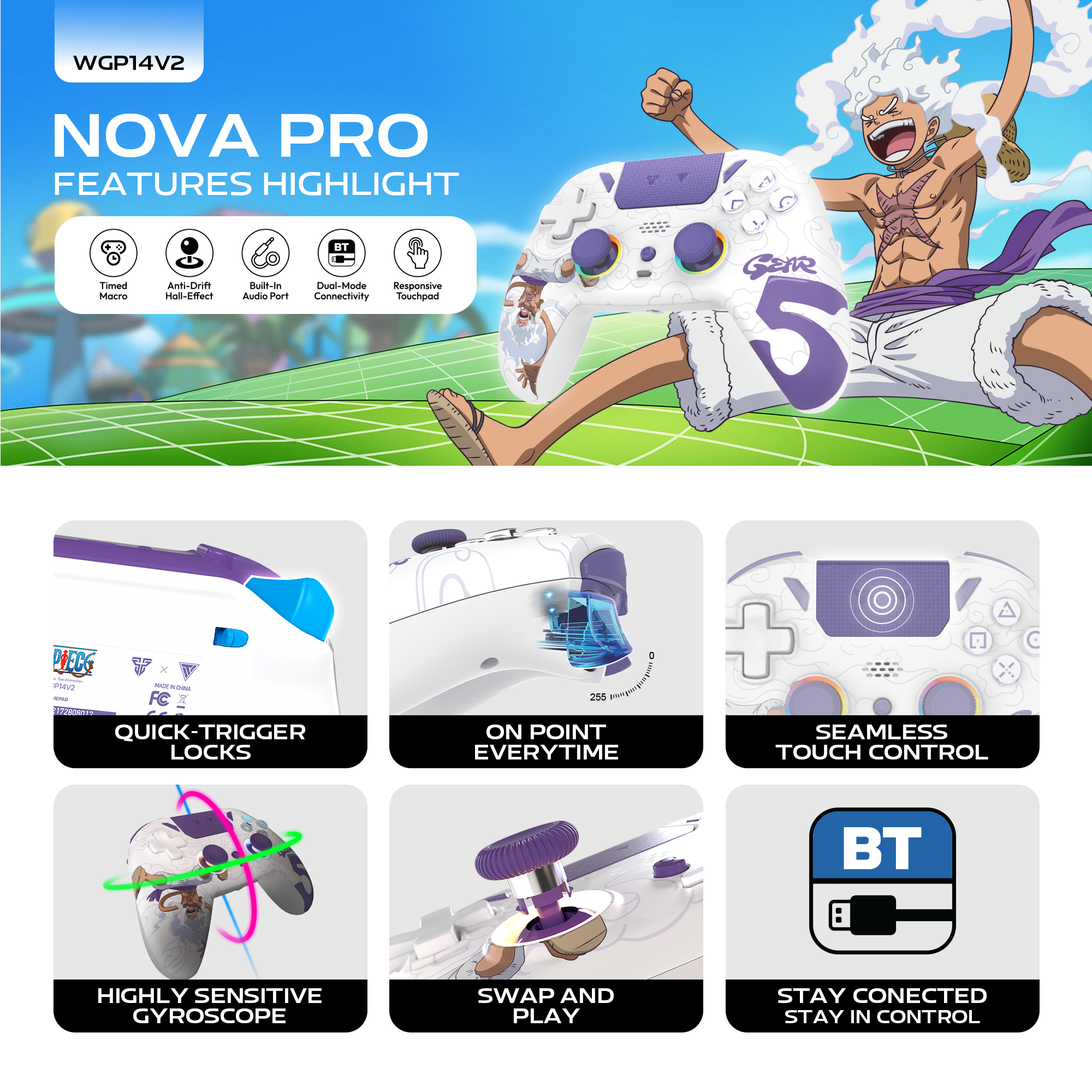 Fantech & One Piece - Gaming Combo (GEAR5)
