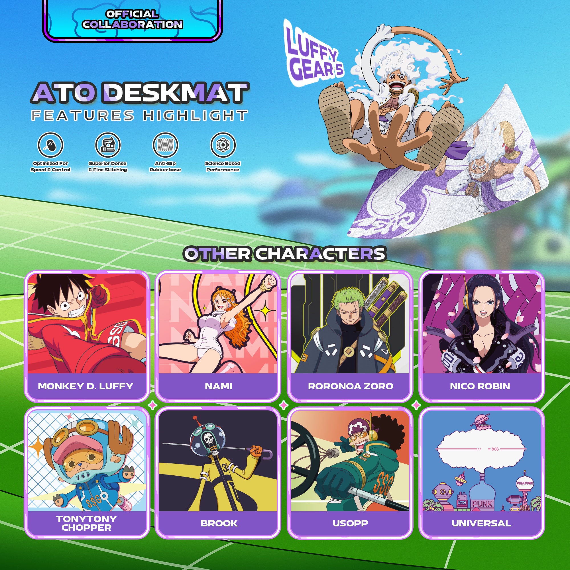 Fantech & One Piece - Gaming Combo (GEAR5)