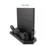 DOBE TP4 - 023B For PS4 Slim Console Vertical Stand with Cooling Fan Console 15