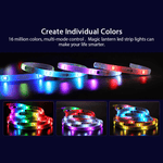 Dream Color LED Strip Lights with Remote Controller Waterproof Lightning 22 JOD