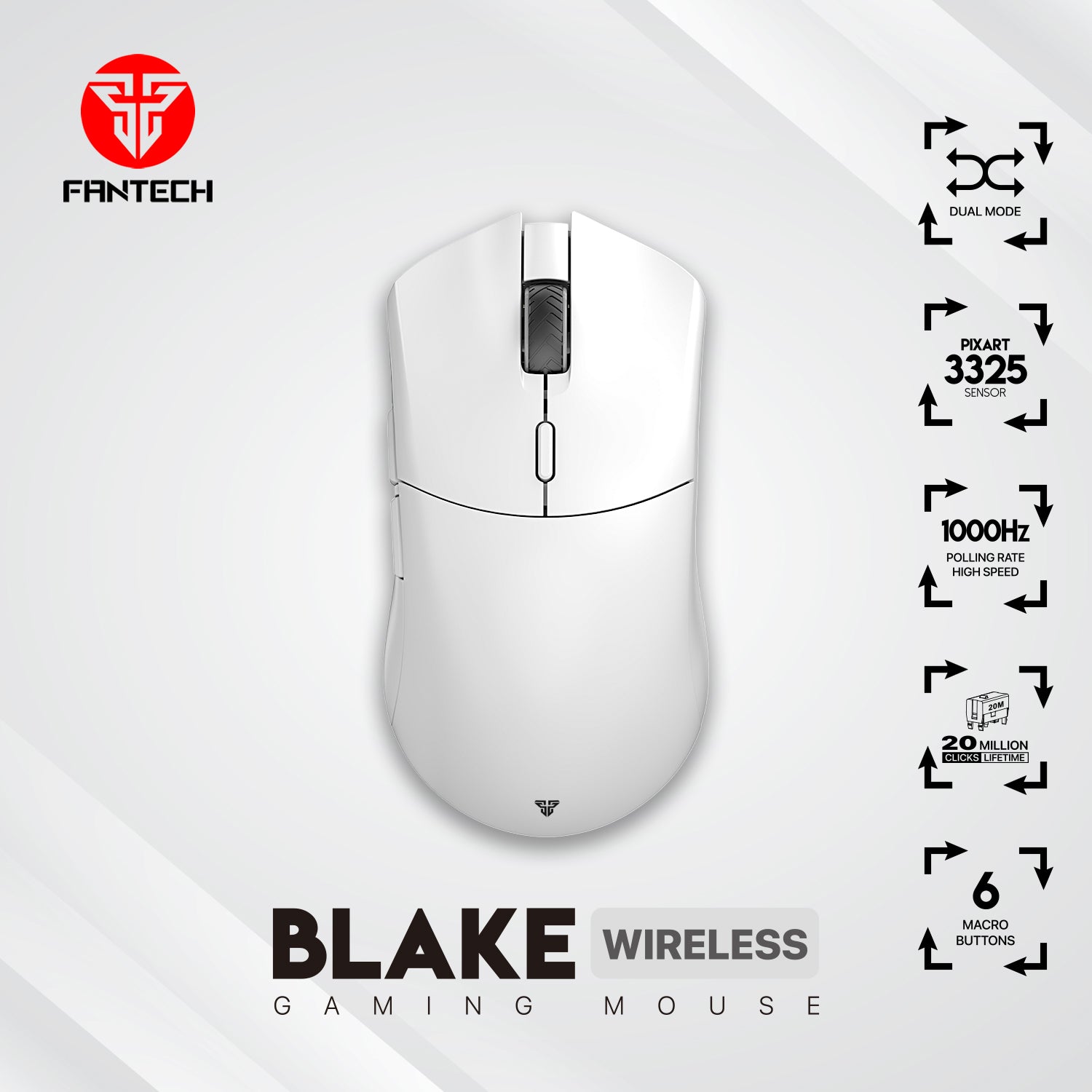 Fantech Blake WGC5 Wireless Gaming Mouse Mouse 25 JOD