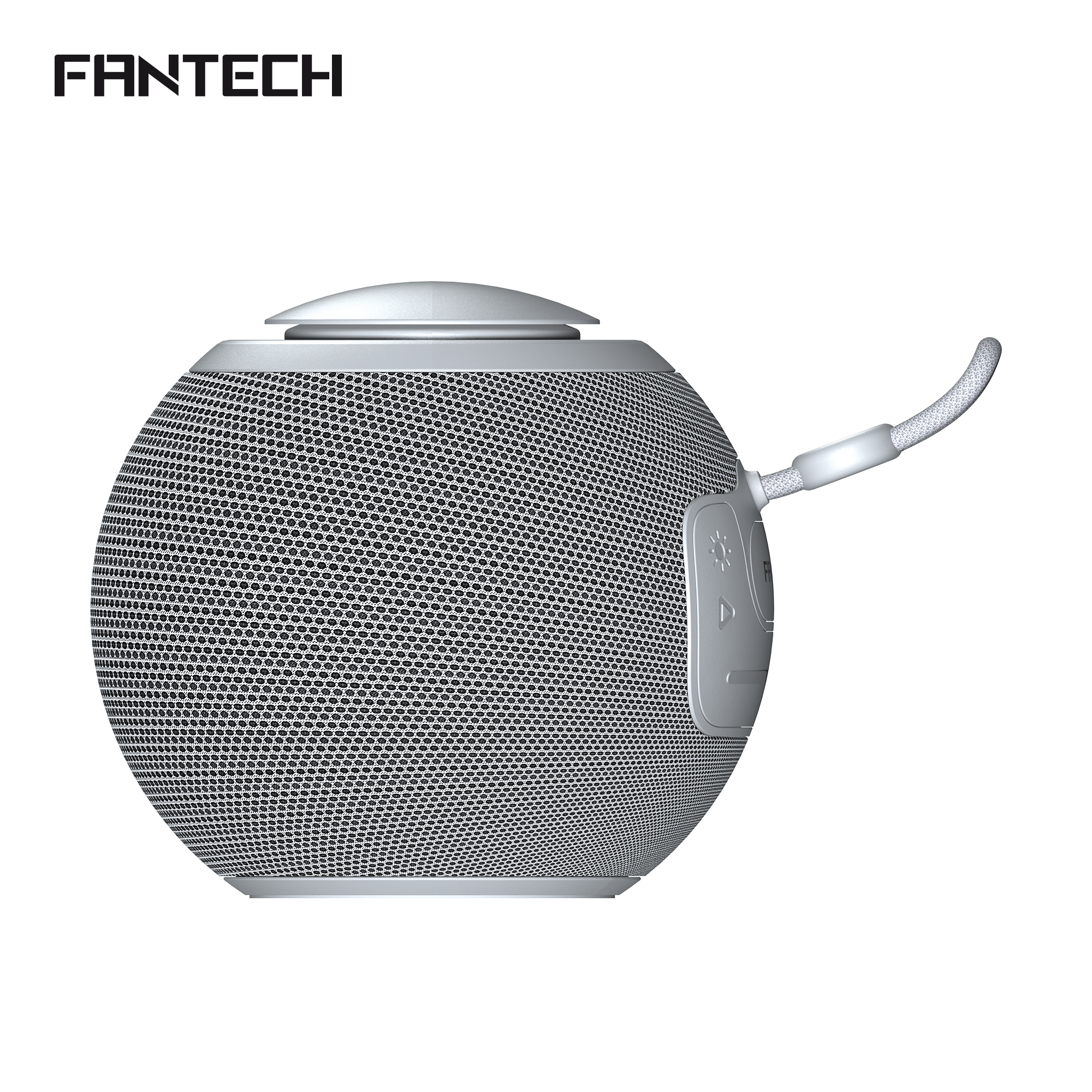 FANTECH BS161 Portable BT Wireless Speaker TWS 4-Way Connectivity TF Card Party Use Hands-Free Call RGB Mini Deep Bass Speakers - Gray