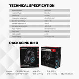 FANTECH VIBRATION HG11 PRO 7.1 SPACE EDITION GAMING HEADSET