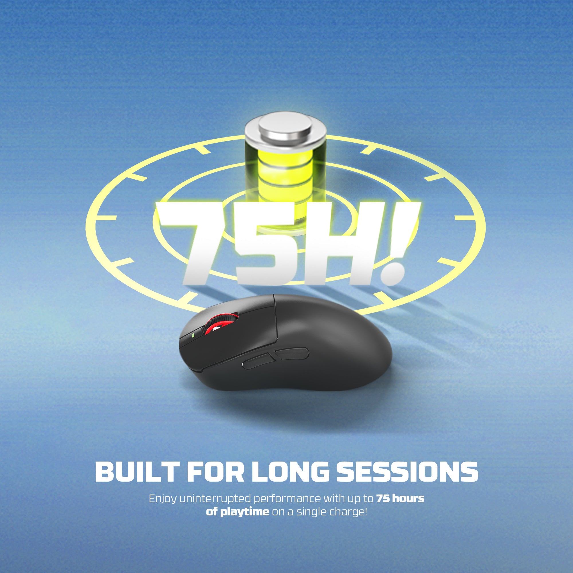 FANTECH WG14P Lightweight Wireless Gaming Mouse PAW3950 Sensor 8KHz Polling Mice With RGB Charging Dock For FPS Gamers