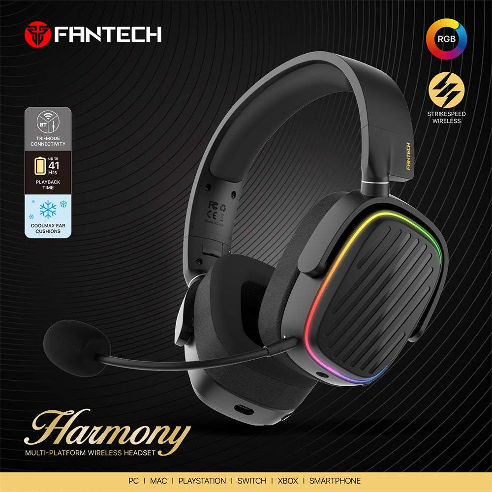 Fantech WHG02 Wireless Headset Harmony New Arrivals 50 JOD