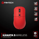 FANTECH KANATA S WG9S WIRELESS GAMING MOUSE - RED