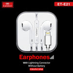 Earldom ET - E21 iPhone Lightning Earphone Wired Audio 8 JOD