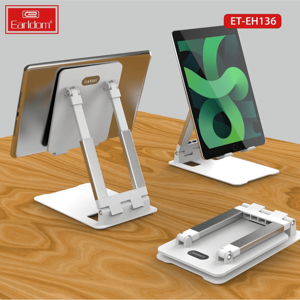 Earldom ET EH136 Mobile Phone Holder Stand White Cables & Chargers