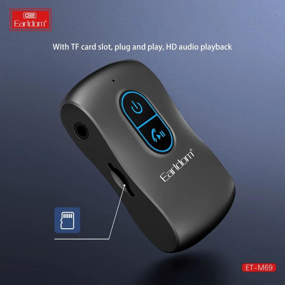 Earldom ET M69 Audio Adapter Music Stereo Player 3.5MM Car Aux Handsfree Car