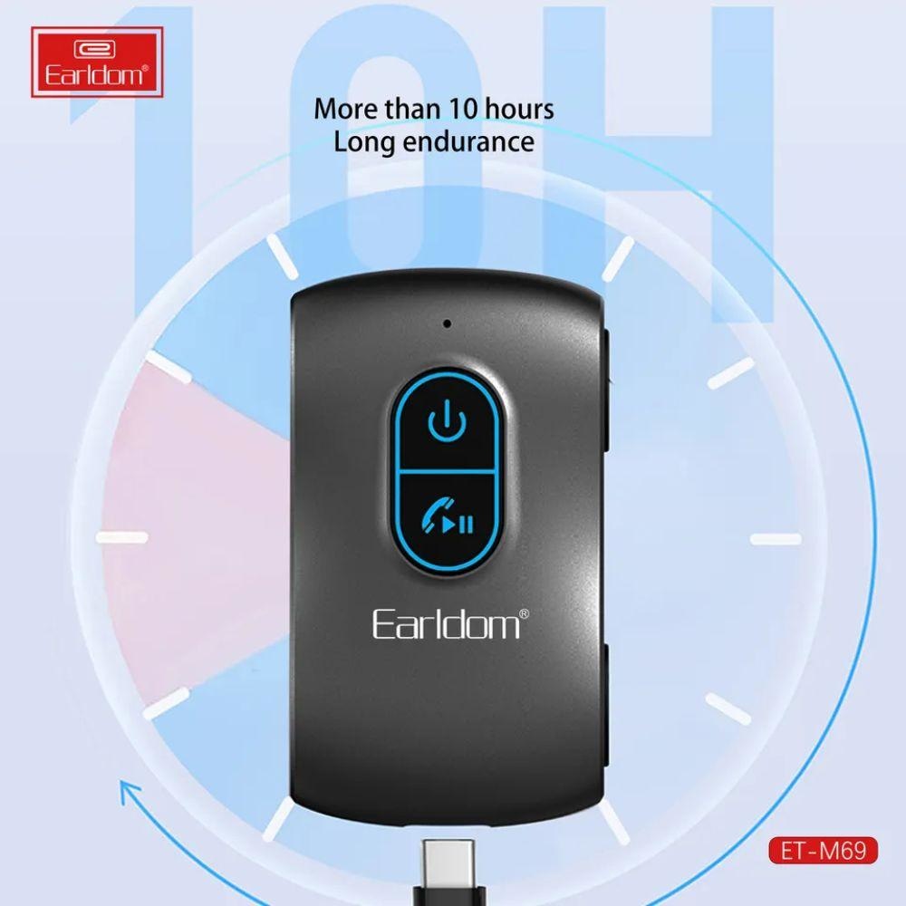 Earldom ET M69 Audio Adapter Music Stereo Player 3.5MM Car Aux Handsfree Car