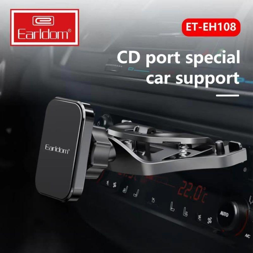 Earldom® Universal Magnetic Auto CD Port Holder EH108 Cables & Chargers