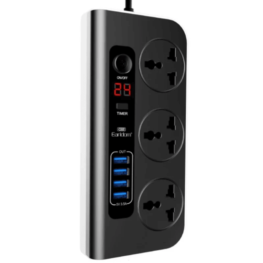 Earldom SC02 Digital Multifunctional Power Sockets Cables & Chargers 20 JOD