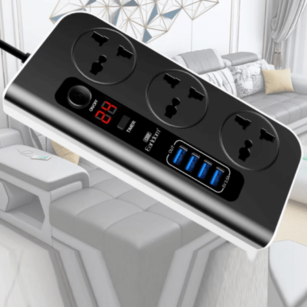 Earldom SC02 Digital Multifunctional Power Sockets Cables & Chargers 20 JOD