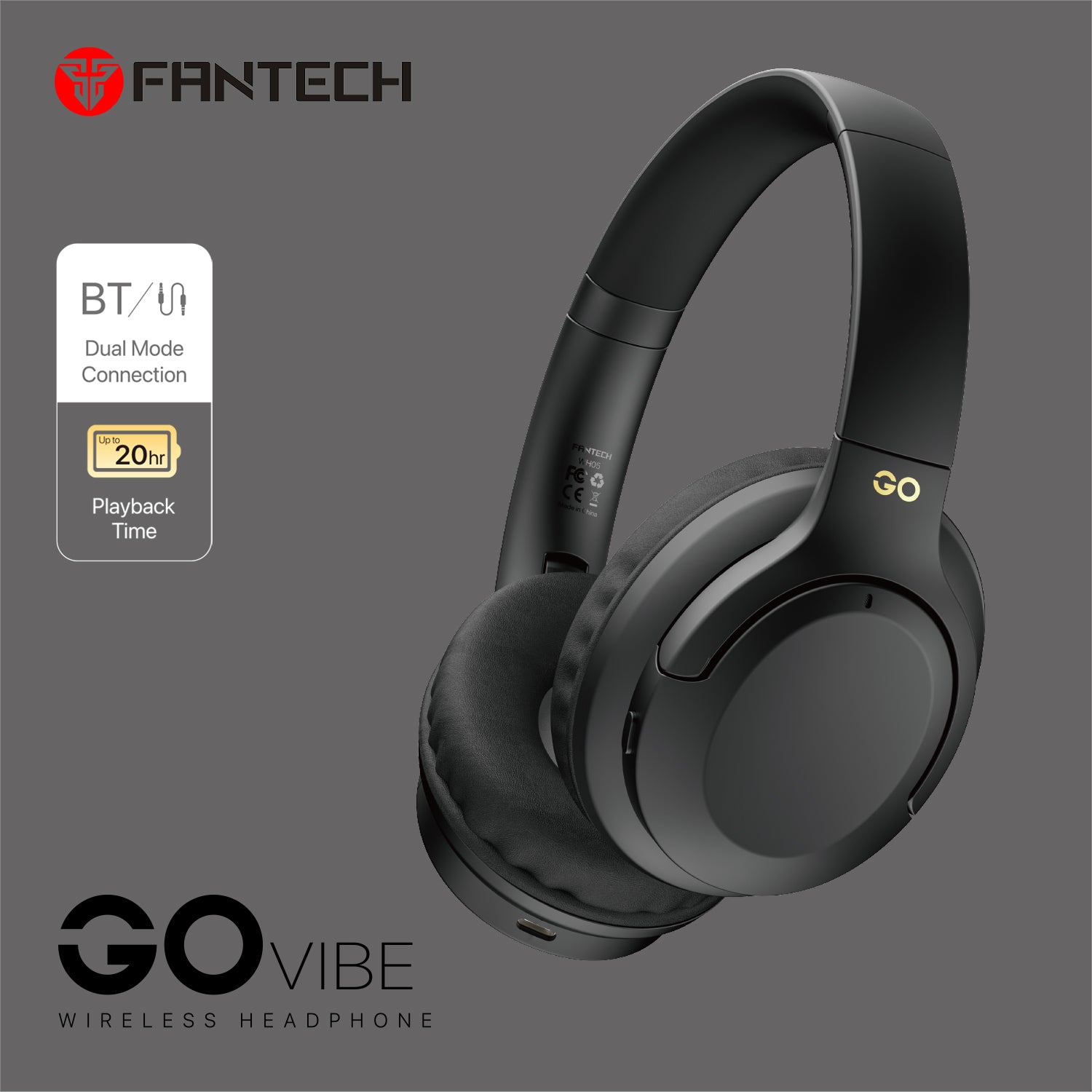 Fantech Go Vibe WH05 Wireless Headphone Audio 20 JOD