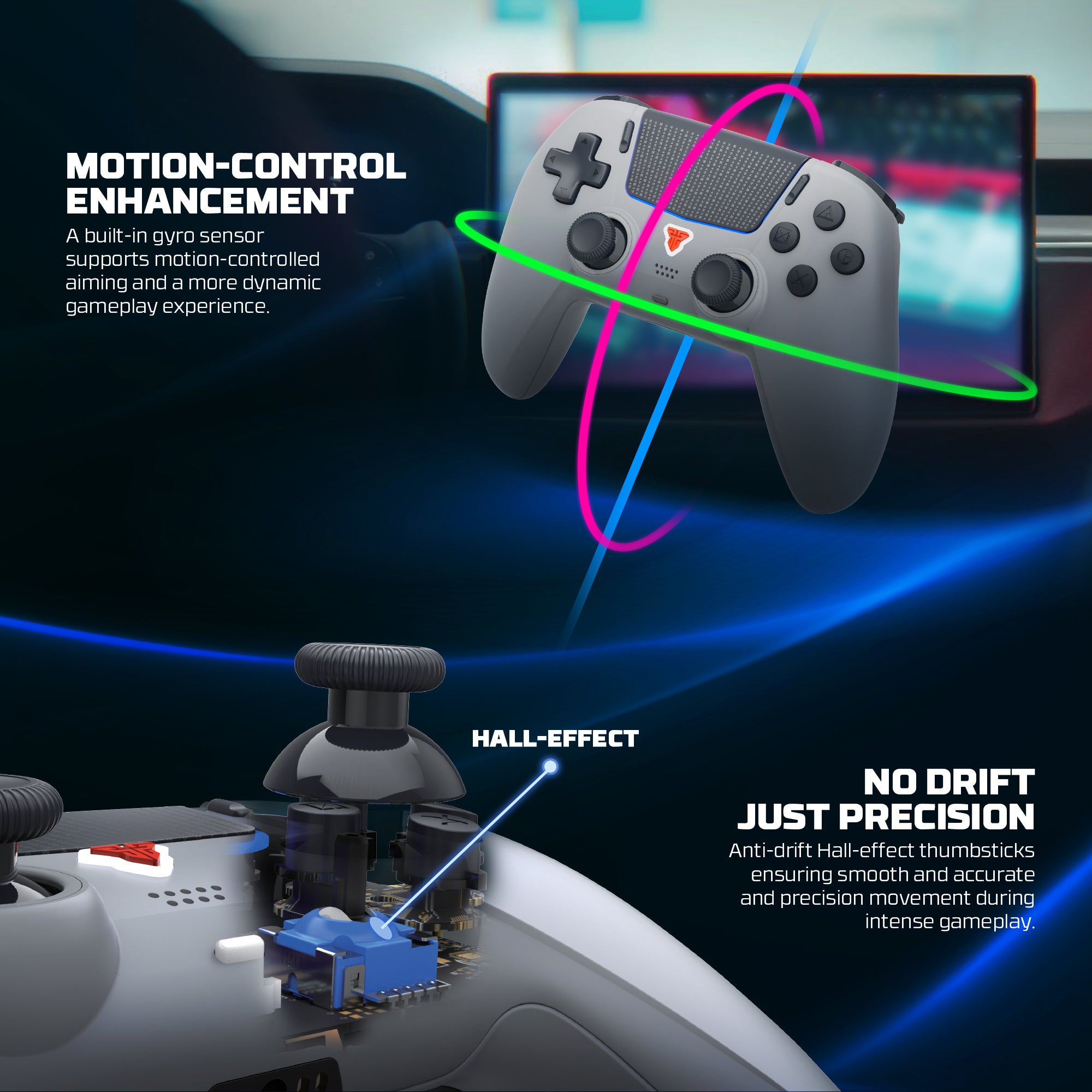 Fantech NOVA II D WGP16D Controller Hall Effect (PS5) NEW