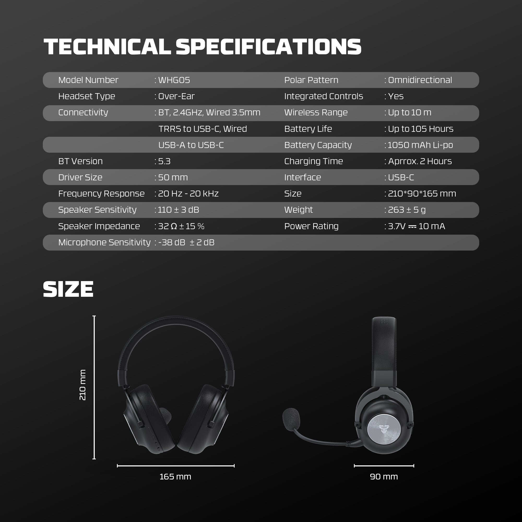 FANTECH WHG05 STELLAR Multiplatform Wireless Gaming Headset