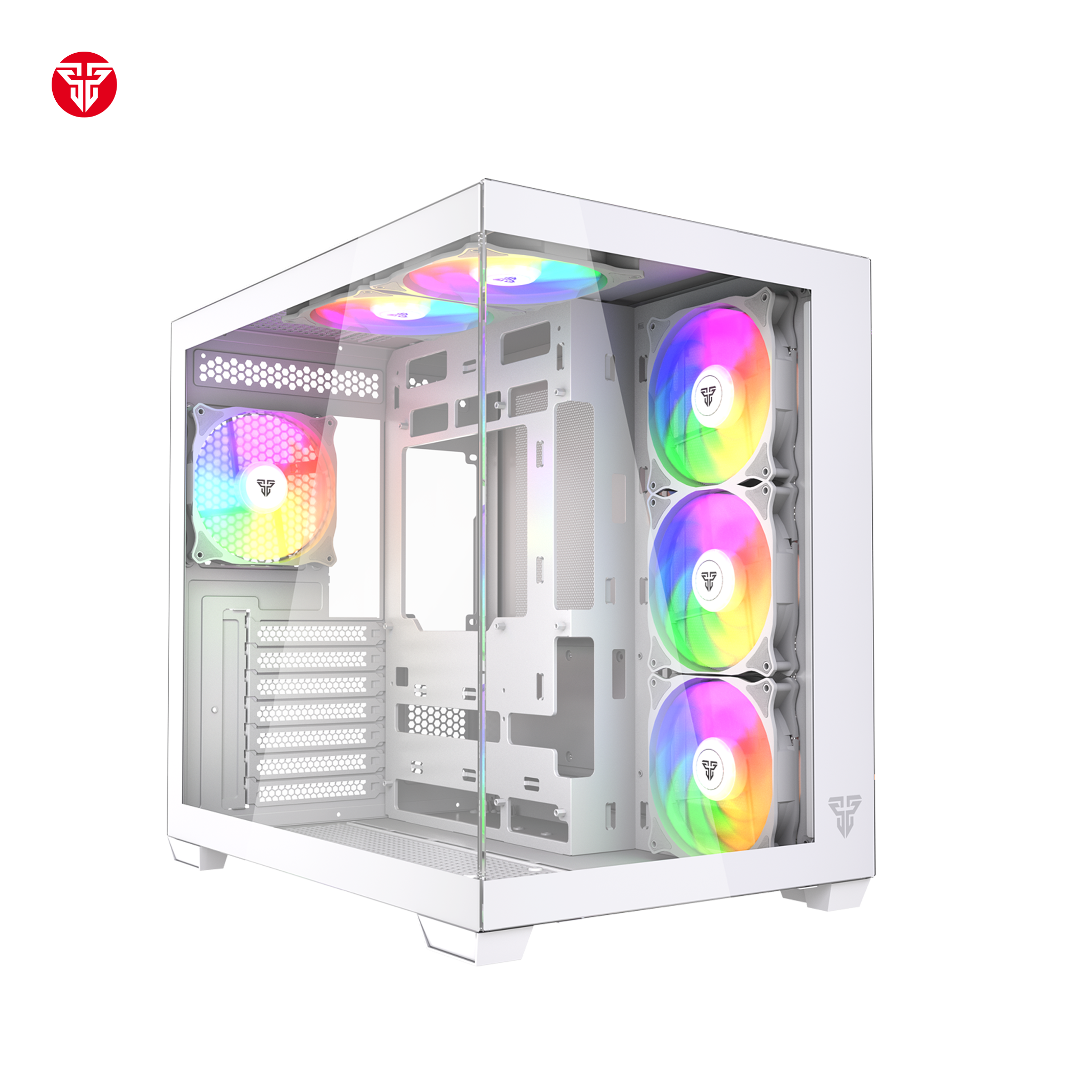 Fantech CG85 LUMINA MID Tower Gaming Case - White Fantech CG85 LUMINA MID Tower Gaming Case - White