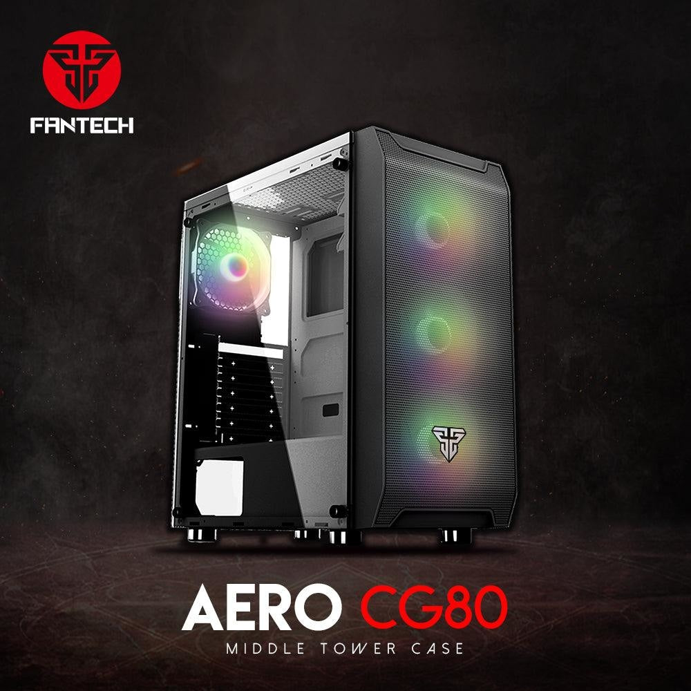 FANTECH AERO CG80 RGB MIDDLE TOWER CASE Tower Case & Monitor 45 JOD