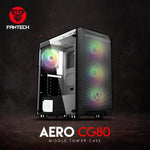 FANTECH AERO CG80 RGB MIDDLE TOWER CASE Tower Case & Monitor 45 JOD