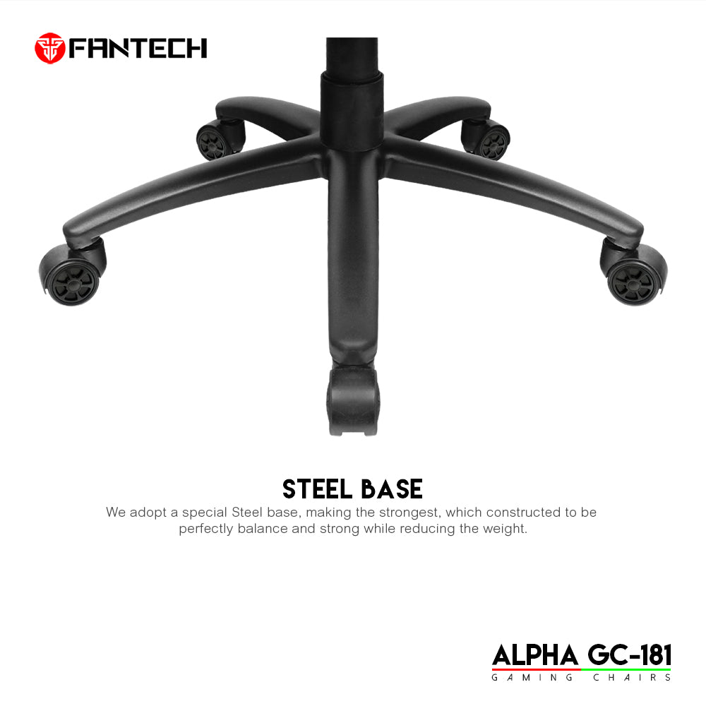 FANTECH ALPHA GC 181 GAMING CHAIR | Red Desk & Chair