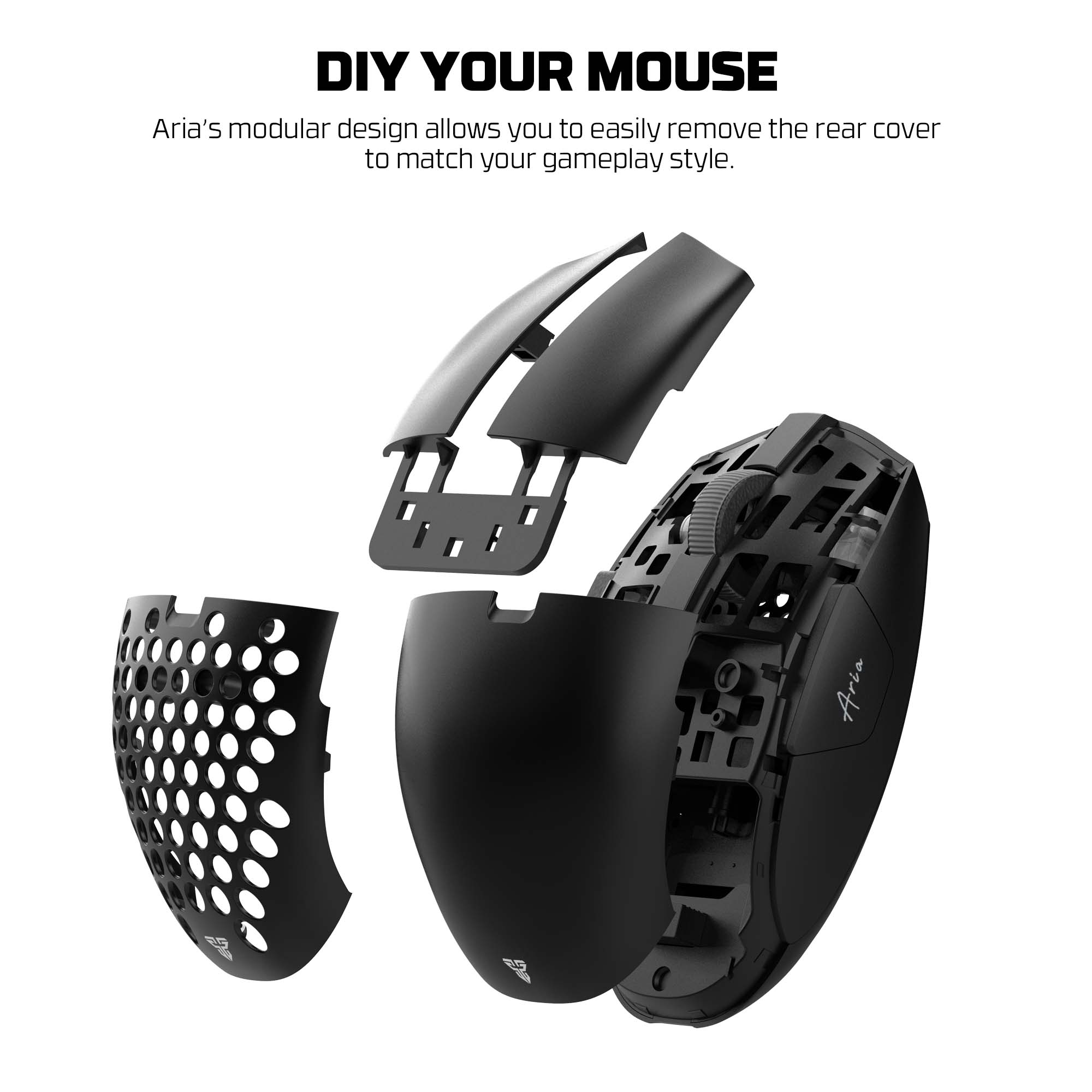 FANTECH ARIA XD7E WIRELESS GAMING MOUSE BLACK Mouse