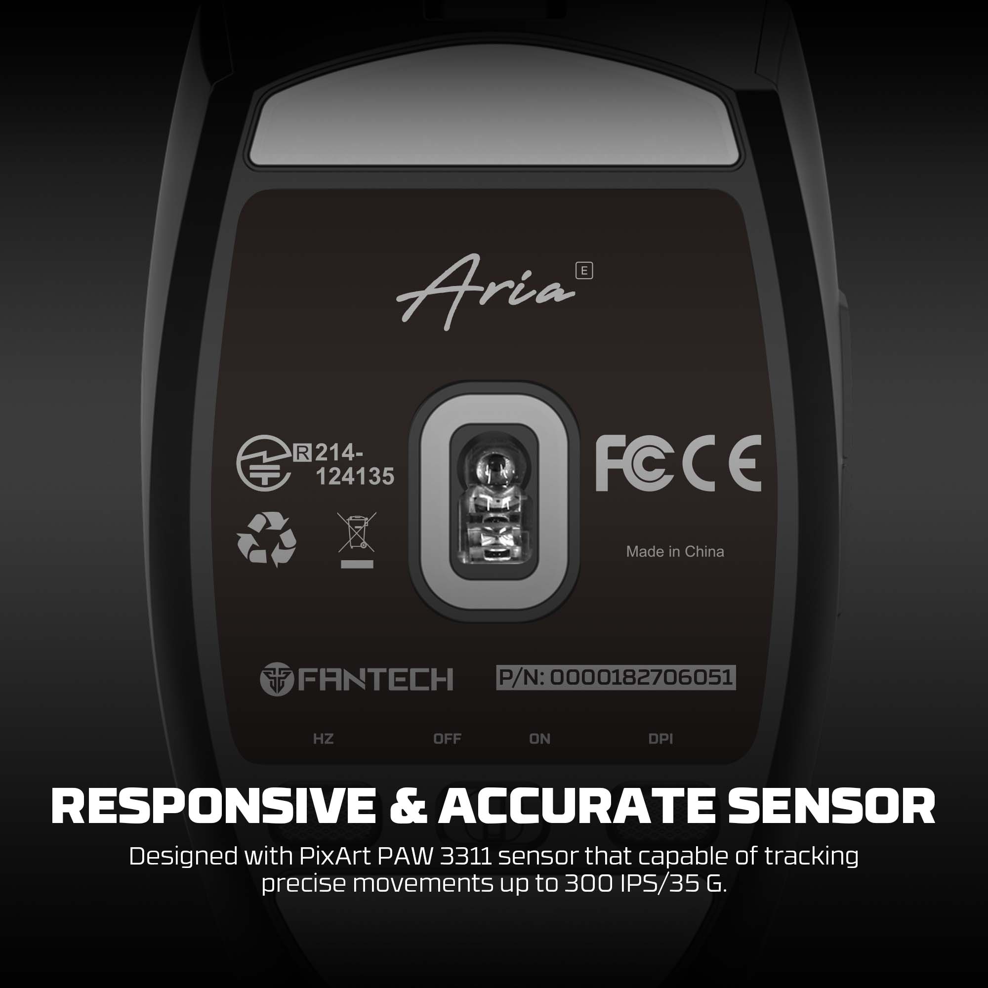 Fantech Aria Xd7e Wireless Gaming Mouse - White Fantech Aria Xd7e Wireless Gaming Mouse - White