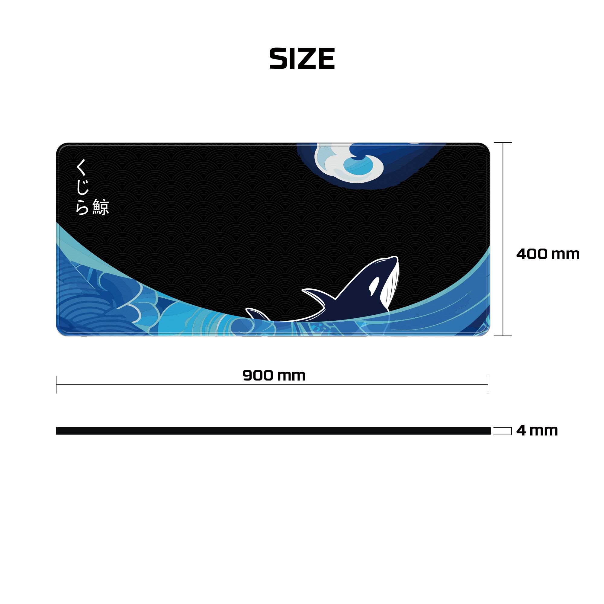 FANTECH ATO MP905 KUJIRA UMI DESKMAT MOUSE PAD Mousepad