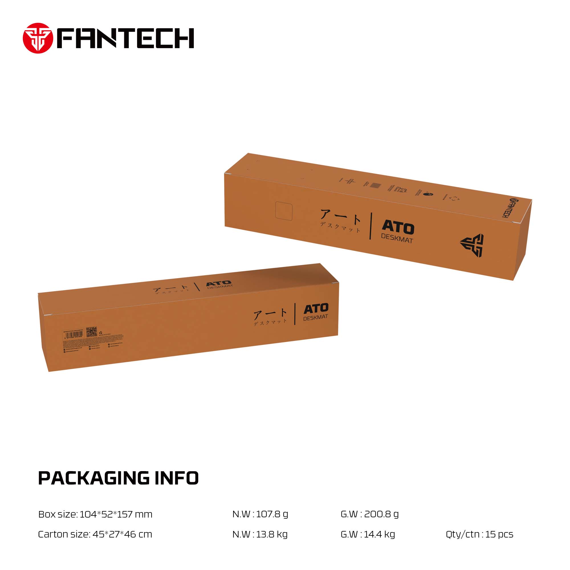Fantech ATO MP905 Mousepad KUJIRA NAMI (Beige) Mousepad