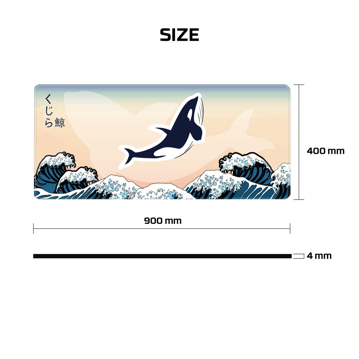 Fantech Ato Mp905 Mousepad - Kujira Nami (beige) Fantech Ato Mp905 Mousepad - Kujira Nami (beige)