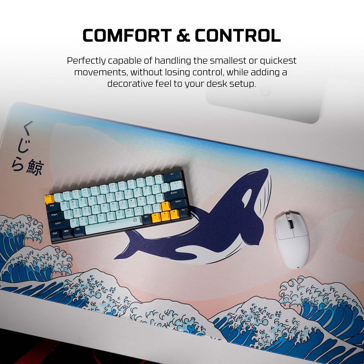 Fantech Ato Mp905 Mousepad - Kujira Nami (beige) Fantech Ato Mp905 Mousepad - Kujira Nami (beige)