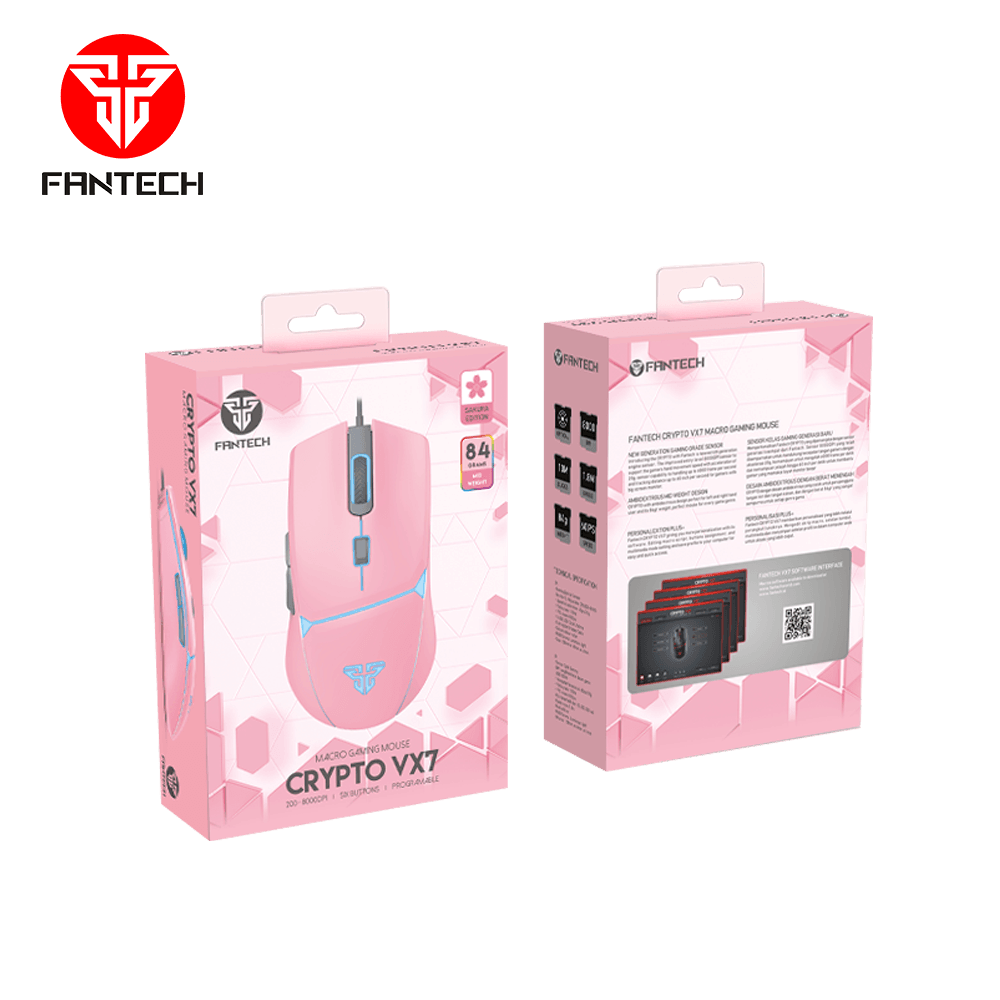 FANTECH CRYPTO VX7 MACRO GAMING MOUSE Mouse