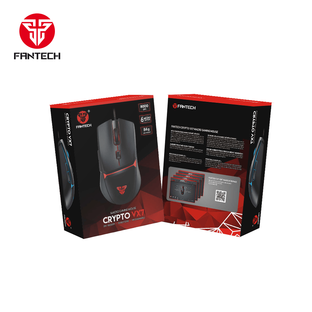 FANTECH CRYPTO VX7 MACRO GAMING MOUSE Mouse