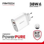 FANTECH CWQ202 PowerPure USB Charger (PD + QC) Cables & Chargers 12 JOD