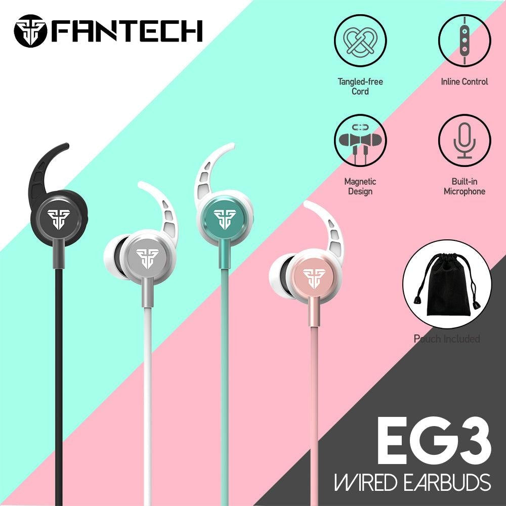 FANTECH EG3 WIRED EARBUDS Mint Editon Audio