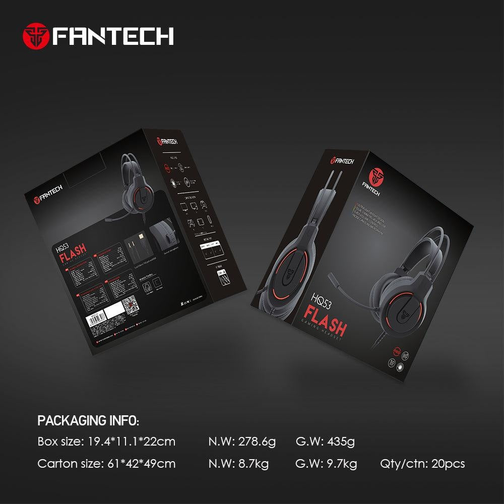 FANTECH FLASH HQ53 LIGHTWEIGHT GAMING HEADSET Audio 18 JOD