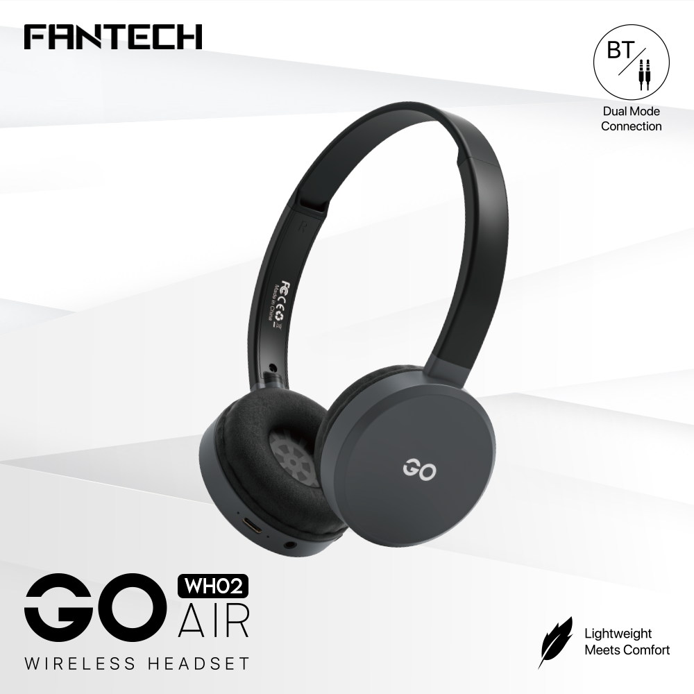 Fantech GO AIR WIRELESS HEADPHONE WH02 Audio 17 JOD