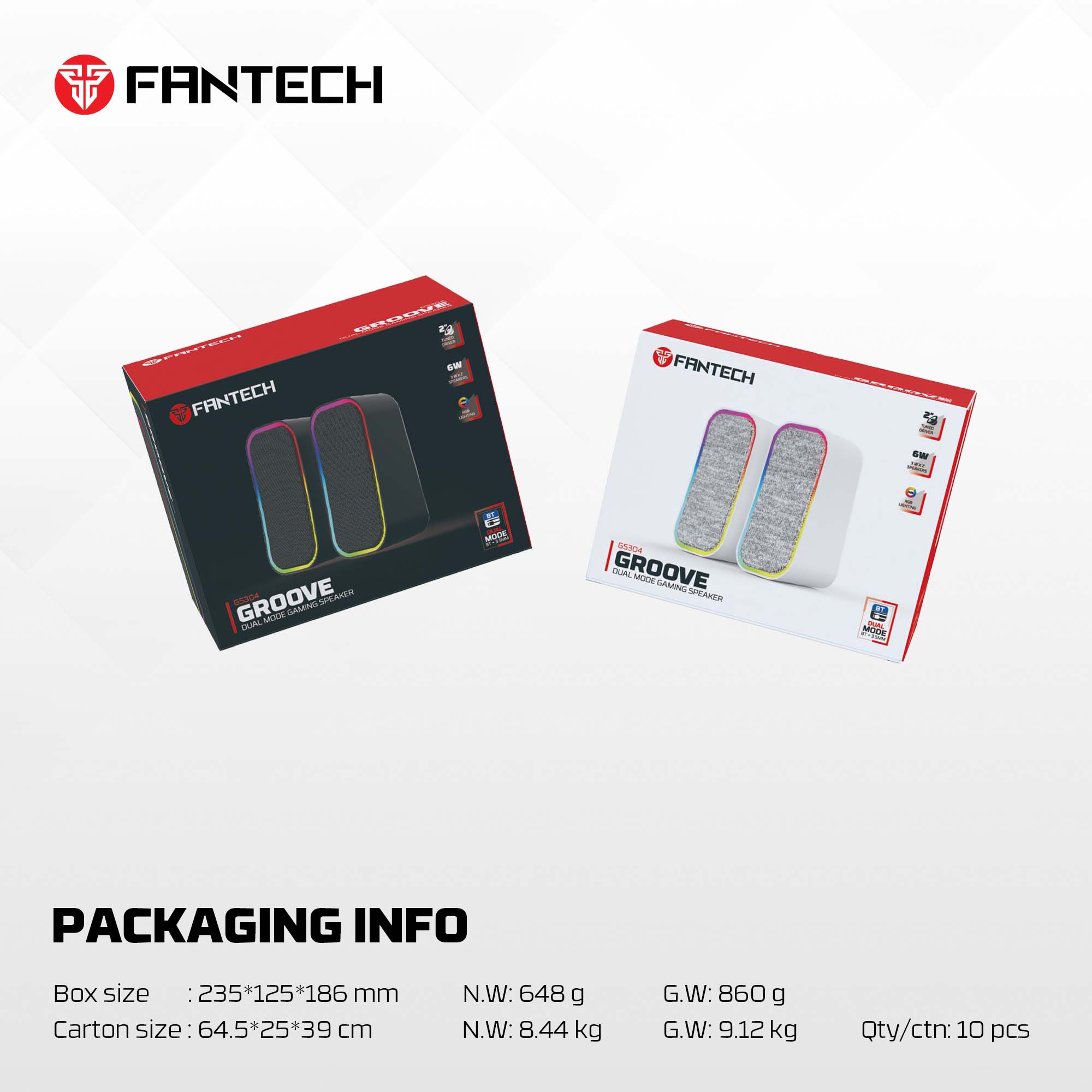 Fantech Groove GS304 Dual Mode Gaming Speaker Audio