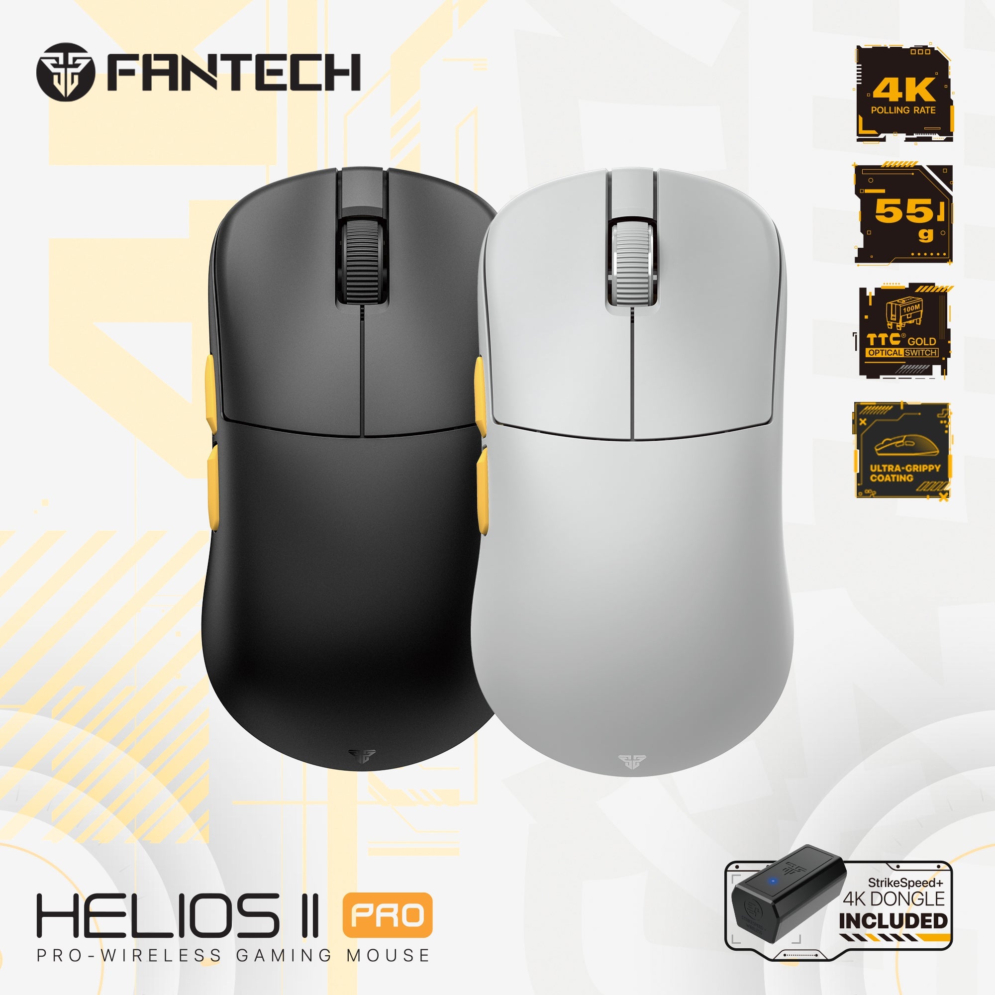 Fantech HELIOS II VD3V3 PRO 4K Wireless Mouse