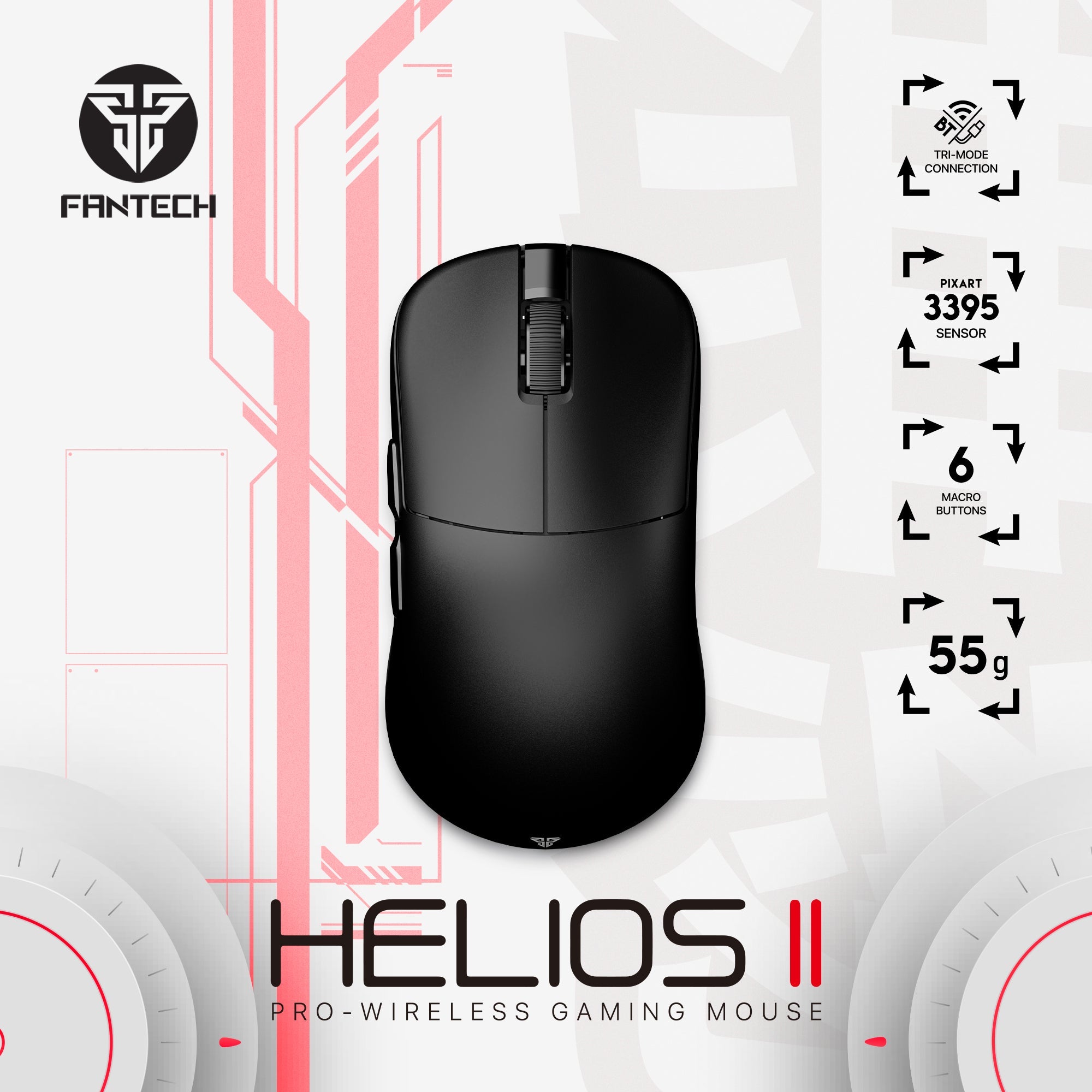 Fantech Helios II XD3 V3 Gaming Mouse Mouse