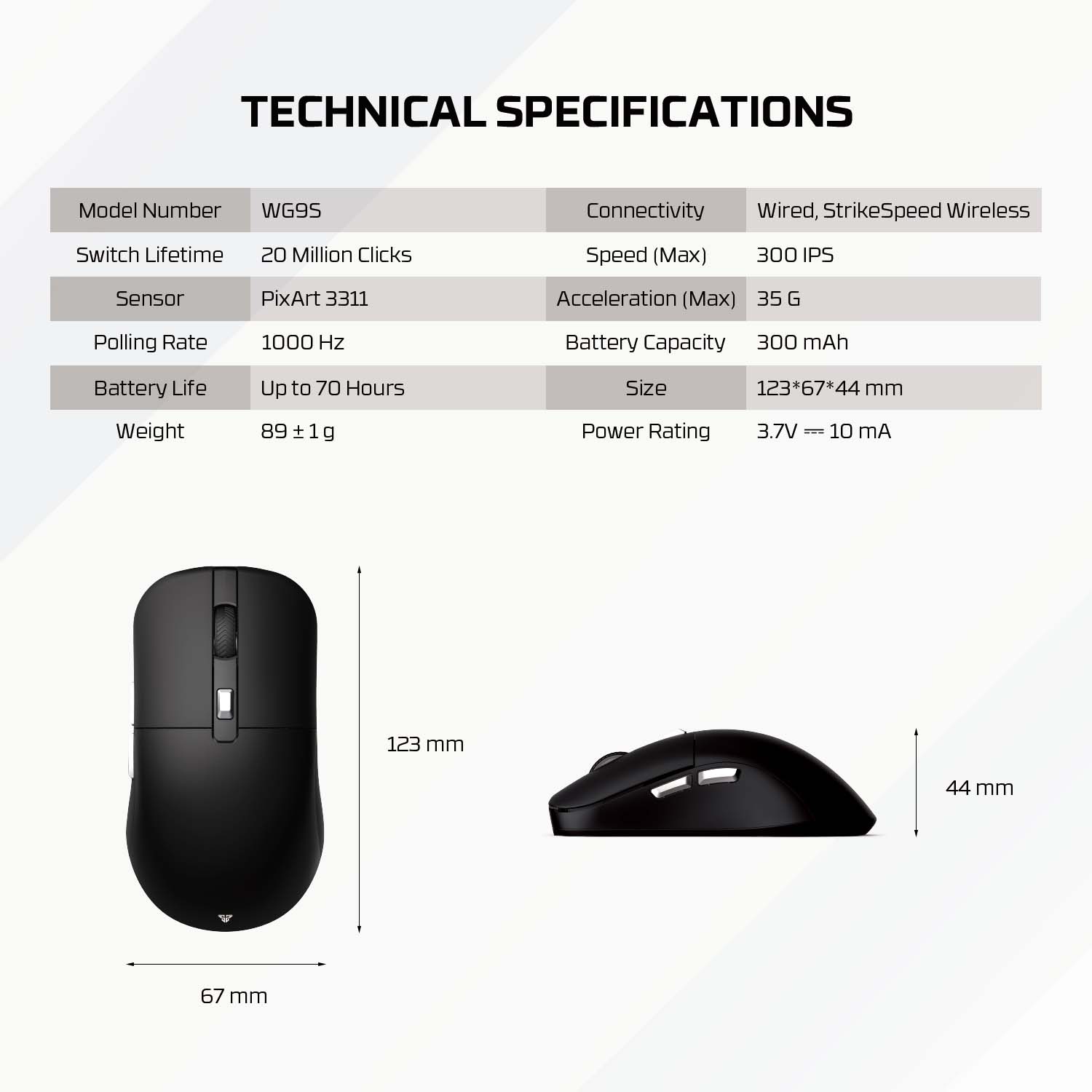 FANTECH KANATA S WG9S WIRELESS GAMING MOUSE RED New Arrivals