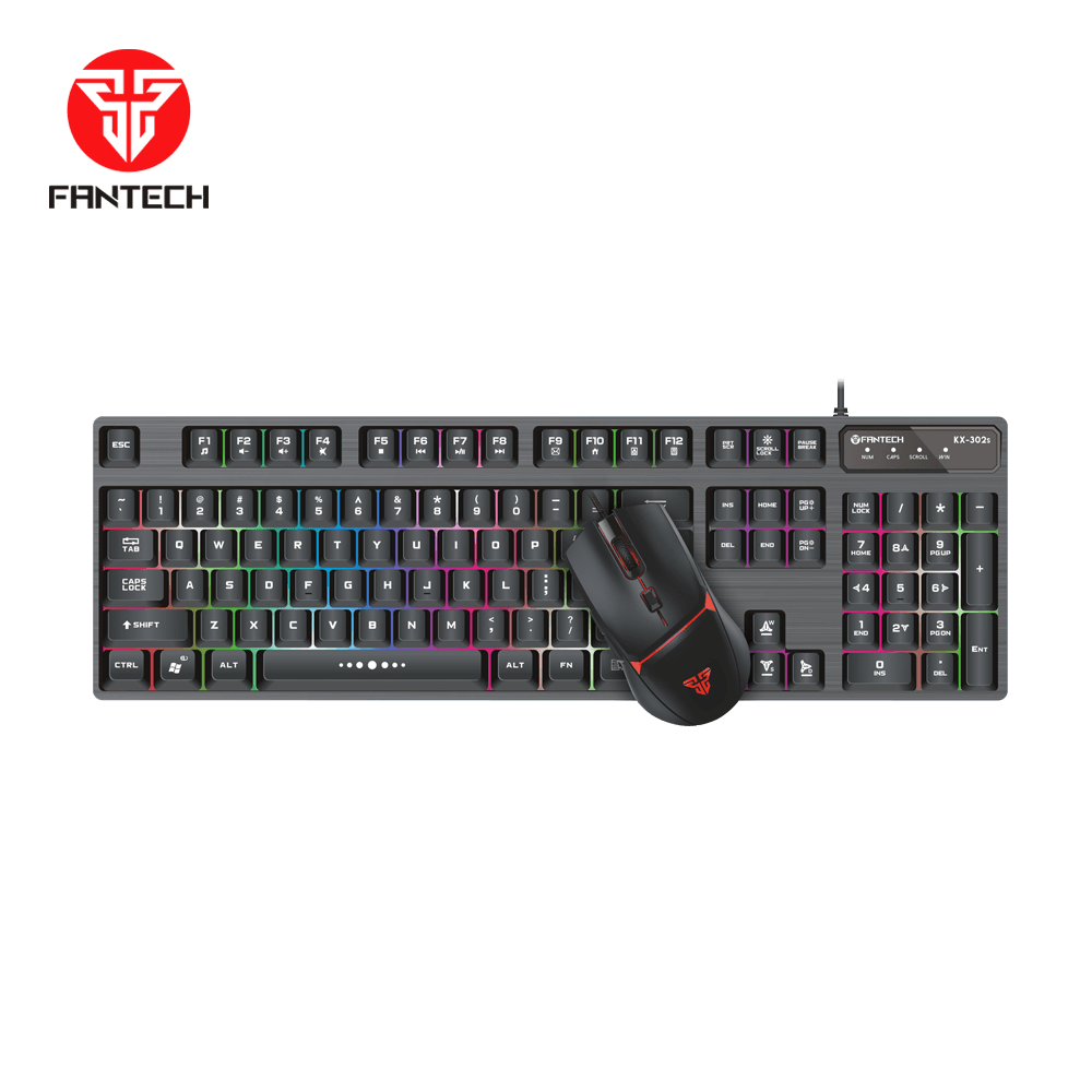 Fantech KX - 302s MAJOR Gaming Keyboard And Mouse Combo Keyboard 20 JOD