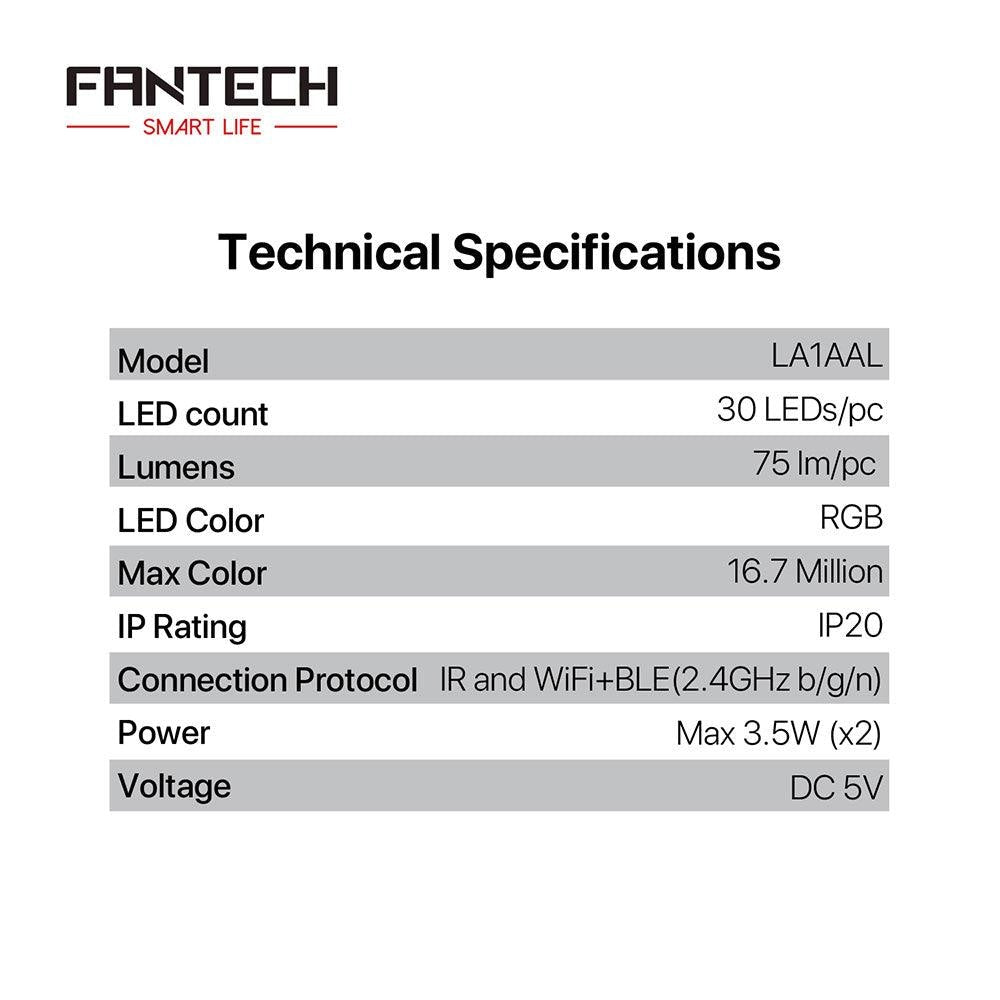 Fantech LA1AAL Ambient Light With Smart LED Control Lightning 35 JOD