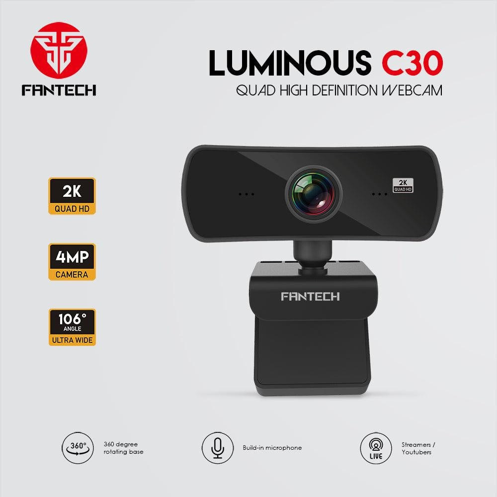 FANTECH LUMINOUS C30 2K WEBCAM Streaming 29 JOD