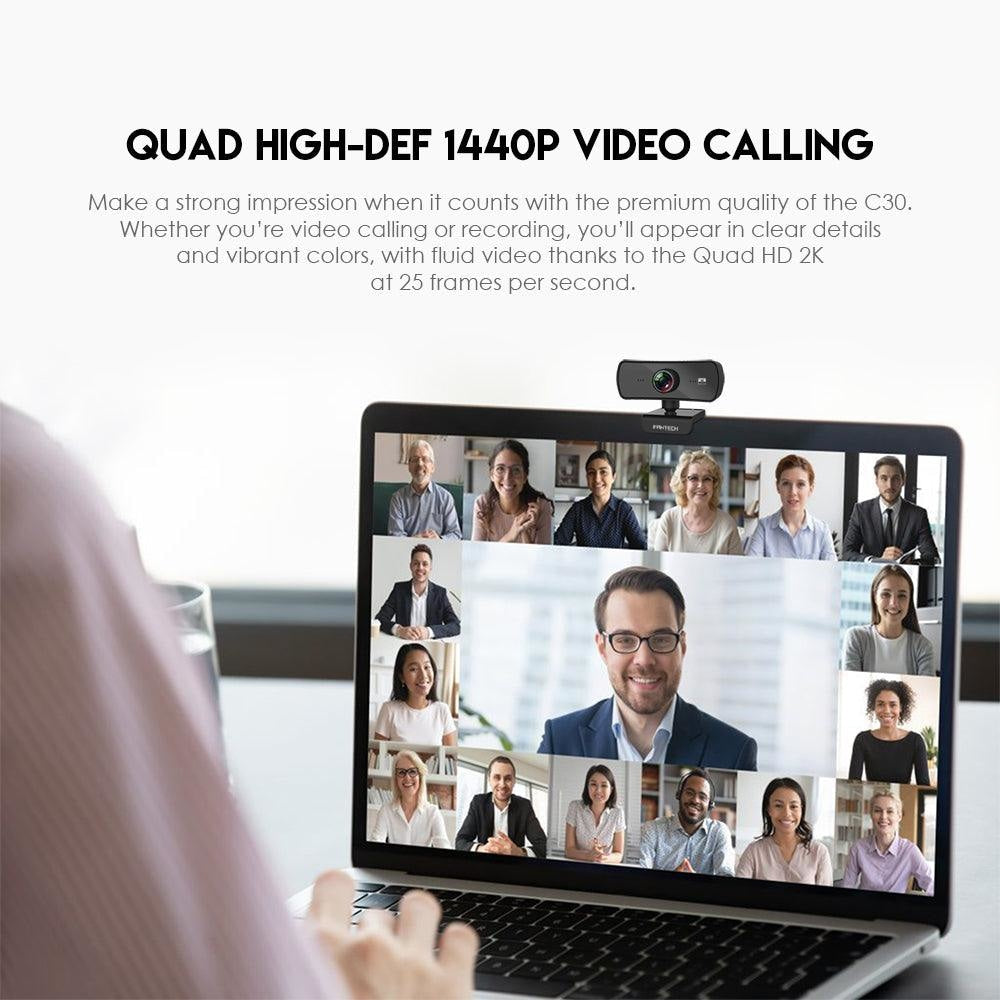 FANTECH LUMINOUS C30 2K WEBCAM Streaming
